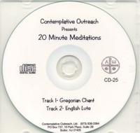 20-Minute Meditation Timer CD- 2-track Gregorian Chant and Lute